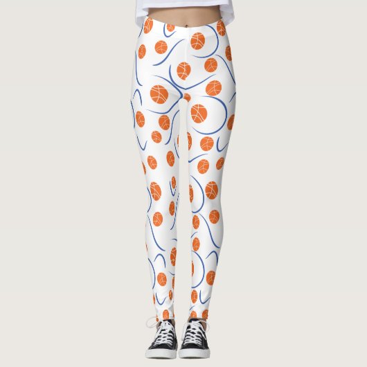 Basket-ball Inspired Leggings (Voorkant)