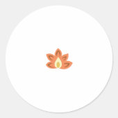 Basket Ball Oranje, Marzipan Fantastic Sticker (Voorkant)