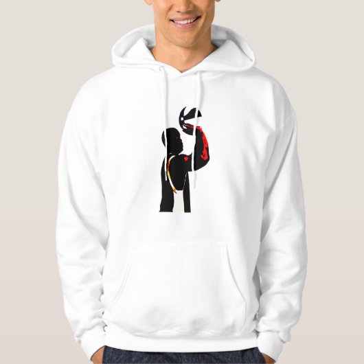 Basket Ball Player Hoodie (Voorkant)