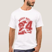 basket ball  t-shirt (Voorkant)