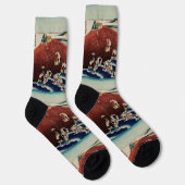 Basket fishing in the Kinu River by Hokusai Sokken (Rechts)