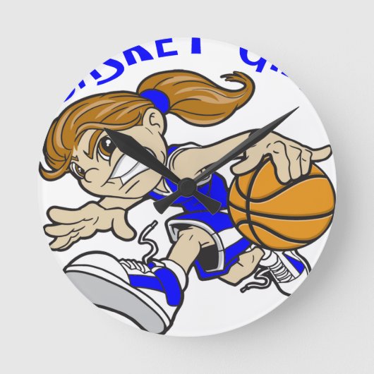 BASKET GIRL RONDE KLOK (Voorkant)