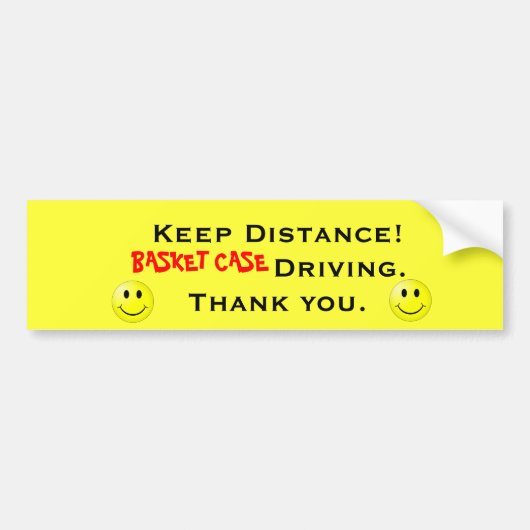 BASKET-HOESJE BUMPERSTICKER (Voorkant)