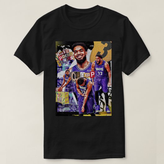 Basket Karl Anthony Towns 32 T-shirt (Design voorkant)