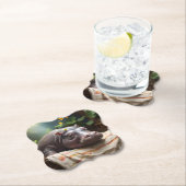 *Basket of Dreams: A Baby Hippo’s Cozy Nap Kartonnen Onderzetters (Insitu)