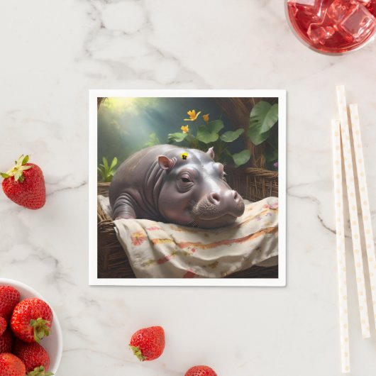 *Basket of Dreams: A Baby Hippo’s Cozy Nap Servet (Insitu)