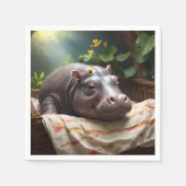 *Basket of Dreams: A Baby Hippo’s Cozy Nap Servet (Voorkant)