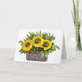 Basket of Sunshine denkt aan jou Kaart