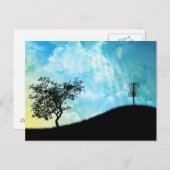 Basket op een heuvel #2 briefkaart (Voorkant / Achterkant)