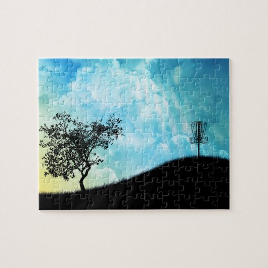 Basket op een heuvel #2 legpuzzel (Horizontaal)