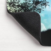 Basket op een heuvel #2 muismat (Hoek)