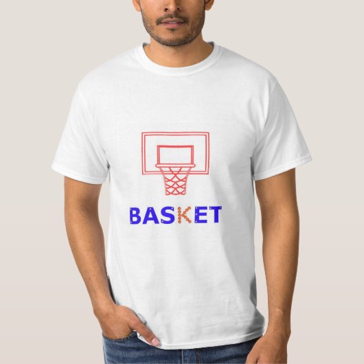 BASKET T-SHIRT (Voorkant)