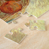 Basket van Apples aan Pissarro door Vincent van Go Legpuzzel (Zijkant)