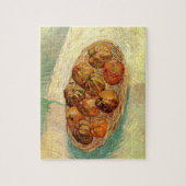 Basket van Apples aan Pissarro door Vincent van Go Legpuzzel (Verticaal)