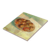 Basket van Apples aan Pissarro door Vincent van Go Tegeltje (Zijkant)