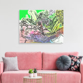 BASKET VAN GROENTEN CANVAS AFDRUK (Insitu (Woonkamer))