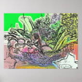 BASKET VAN GROENTEN POSTER (Voorkant)