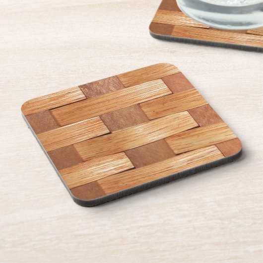 Basket Weave Bier Onderzetter (Linkerzijde)