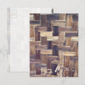 Basket Weave Briefkaart (Voorkant / Achterkant)