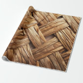 Basket Weave Cadeaupapier (Uitgerold)