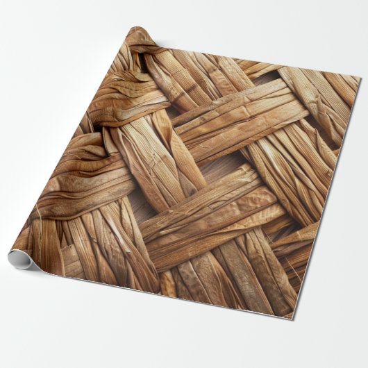 Basket Weave Cadeaupapier (Uitgerold)