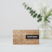 Basket Weave | Huur Visitekaartje (Staand voorkant)