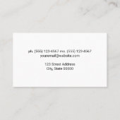 Basket Weave | Huur Visitekaartje (Achterkant)