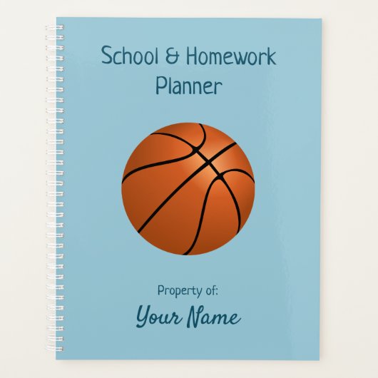Basketaball - Schoolplanner - HAMbyWG Planner (Voorkant)