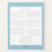 Basketaball - Schoolplanner - HAMbyWG Planner (Achterkant)