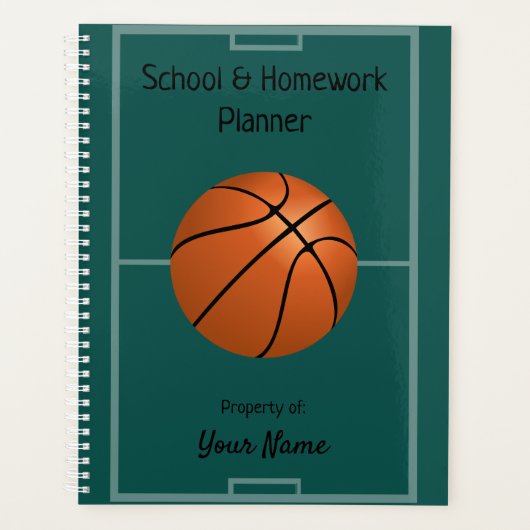 Basketaball - Schoolplanner - HAMbyWG Planner (Voorkant)