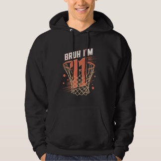 Basketbal 11e verjaardag Shirt voor jongens 11 jaa