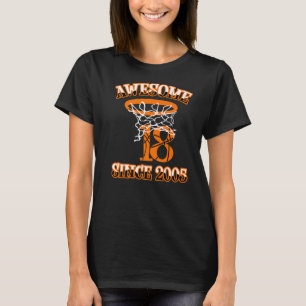 Basketbal 18e Verjaardag Shirt voor Jongens Geweld