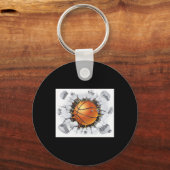 Basketbal 1 sleutelhanger (Voorkant)