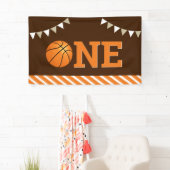Basketbal 1e verjaardagsfeestje spandoek (Insitu)