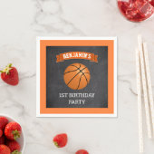 Basketbal 1e verpartij servet (Insitu)
