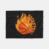 Basketbal 2 fleece deken (Voorkant (Horizontaal))