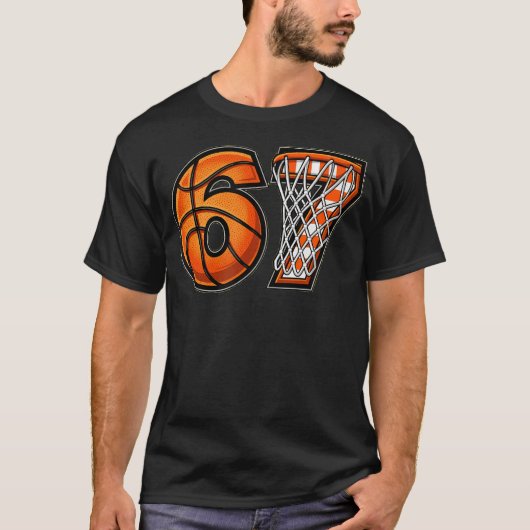 Basketbal 67 Hoepel T-shirt (Voorkant)