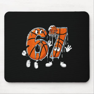 Basketbal 67 Zes Zeven Cool Meme 6 7 Grappige Drip Muismat