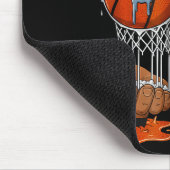 Basketbal 67 Zes Zeven Grappig Gen Alpha Meme Drip Muismat (Hoek)