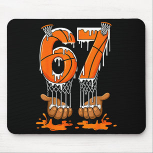 Basketbal 67 Zes Zeven Grappige Gen Alpha Meme Dri Muismat