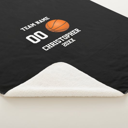 Basketbal 7 foto collage fleece deken (3/4)