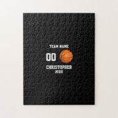 Basketbal 7 Team Fotocollage Legpuzzel (Verticaal)