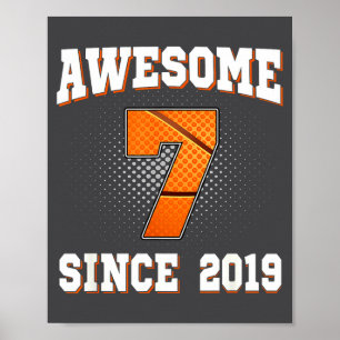 Basketbal 7e 2019 7 Oude Jaren Sinds Plezier Poster