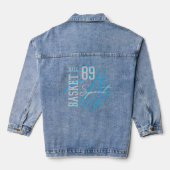 Basketbal 89 Sport Denim Jacket (Achterkant)