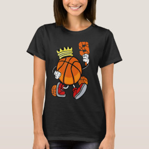 Basketbal 9e verjaardag Shirt voor meisjes jongens