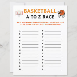 Basketbal A tot Z Race Game