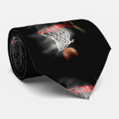 Basketbal Aangepast Stropdas (Opgerold)