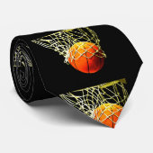 Basketbal Aangepast Stropdas (Opgerold)