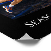 Basketbal Aangepaste Foto Collage Speler Nummer Poster (Hoek)