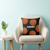 Basketbal aangepaste gepersonaliseerde kussen (Stoel)